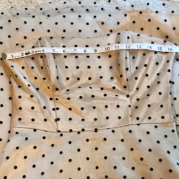 Betsy & Adam White Polka Dot Dress - Picture 9 of 15